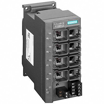 SCALANCE 6GK51080PA002AA3 SCALANCE X108PoE unmanaged IE switch 2x