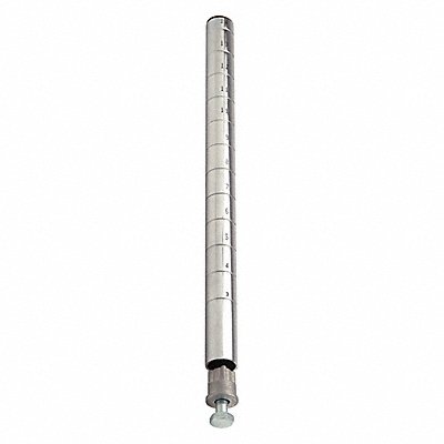 QUANTUM P34C Wire Shelf Post 34 inx1 in Quick-Adjust