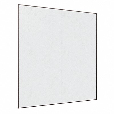 MOORECO 2T201 Dry Erase Board Magnetic Wall Mnt White