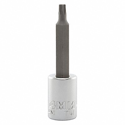 PROTO J4990R4M Socket Bit Steel 3/8 in TpSz 4 mm