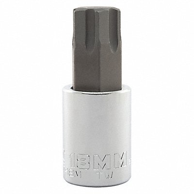 PROTO J5441R18M Socket Bit Steel 1/2 in TpSz 18 mm