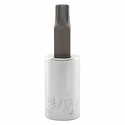 PROTO J5441R516 Socket Bit Steel 1/2 in TpSz 5/16 in