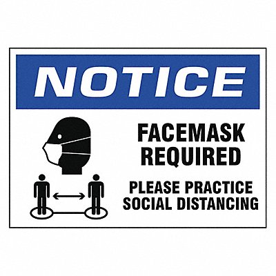 GRAINGER N519710V Adhesive Safety Sign
