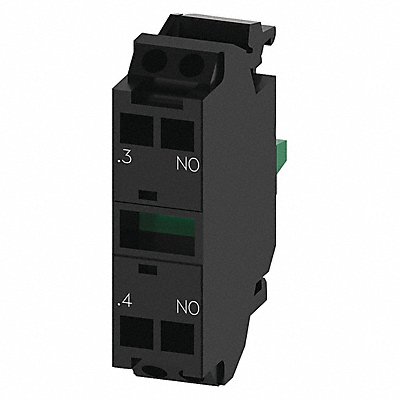 SIEMENS 3SU14001AA103BA0 Contact Block Black 1NO 22 mm 3SU1