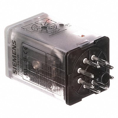SIEMENS 3TX71121LC03 Plug-In Relay 24V DC 10 A 8 Pins