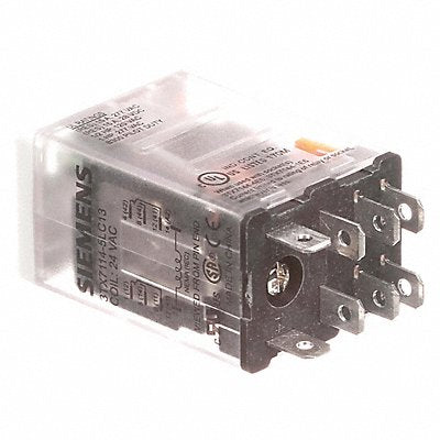 SIEMENS 3TX71145LC13 Plug-In Relay 24V AC 15 A 8 Pins