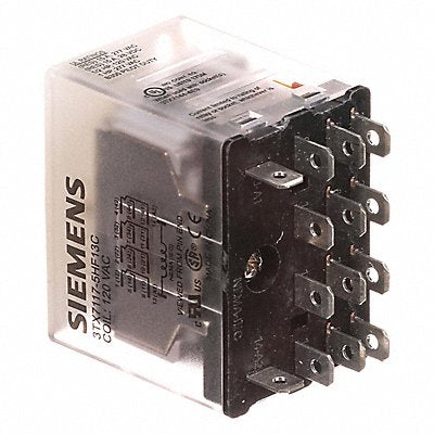SIEMENS 3TX71175HF13C Plug-In Relay 120V AC 15 A 14 Pins