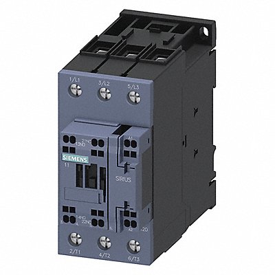 SIEMENS 3RT20373KB40 IEC Power Contactor Non Reversing 24VDC