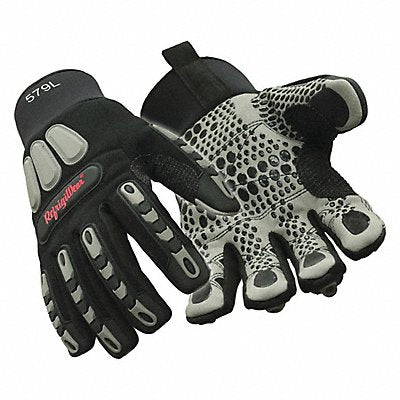 REFRIGIWEAR 0579RBLKMED Insulated Impact Pro Glove PR