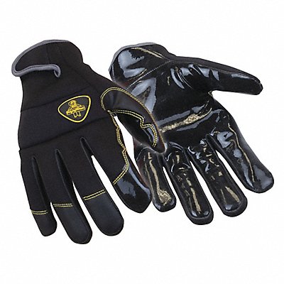 REFRIGIWEAR 2430RBLKMED Grip Gladiator Glove PR