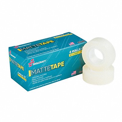 ABILITY ONE 7510020000000 Office Tape 83 ft 3/4 in 2.1 mil PK6