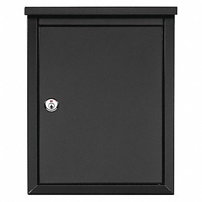 ARCHITECTURAL MAILBOXES 2580B10 Mailbox 1 Door Black 13-15/64 H