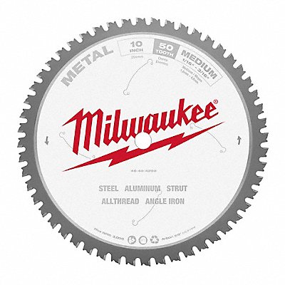 MILWAUKEE 48404260 Circular Saw Blade 10 in Blade 50 Teeth