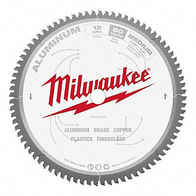 MILWAUKEE 48404365 Circular Saw Blade 12 in Blade 80 Teeth