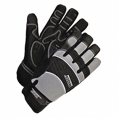 BDG 20110008S Mechanics Gloves Black/Grey Slip-On S