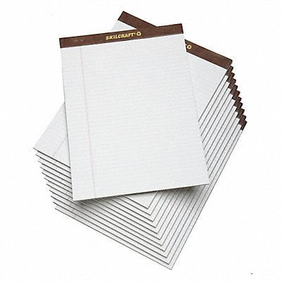 ABILITY ONE 7530010000000 Notepad 50 Sheets 8-1/2 x 11 PK12