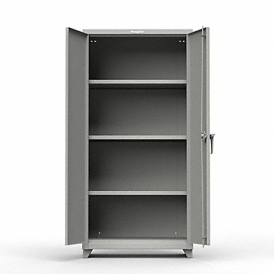 STRONG HOLD 36243L5S Storage Cabinet 72 x36 x24 MdmGry 3Shlv