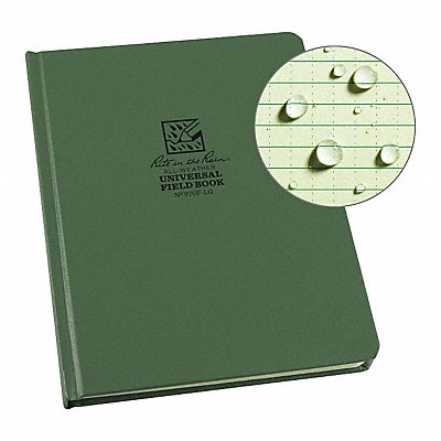 RITE IN THE RAIN 970FLG Notebook Fabrikoid 6-3/8 x 8-1/2 Size
