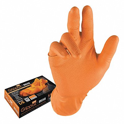 BDG 9916100BL Disposable Gloves L Glove Size PK50