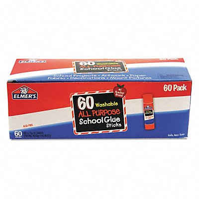 ELMER S E501 Glue Stick All Purpose School Clear PK60