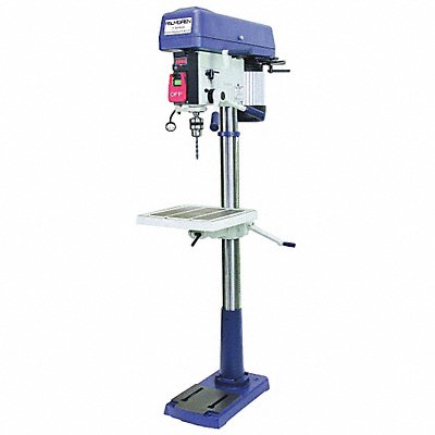 PALMGREN 9680177 Floor Step Drill Press 1 Ph 17 16 Speed
