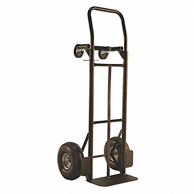 MILWAUKEE HAND TRUCKS DC30080S ConVerticalible Truck with 10 Pneumtc Tyres