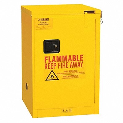 DURHAM MFG 1004S50 Safety Cabinet Self Close 4 gal.
