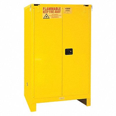 DURHAM MFG 1090SL50 Safety Cabinet Self Close 90 gal Legs