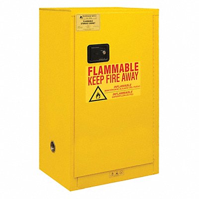 DURHAM MFG 1016M50 Safety Cabinet Manual Close 16 gal.