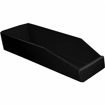 GRAINGER 5737BLACK Hopper Bin