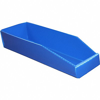 GRAINGER 5737BLUE Hopper Bin