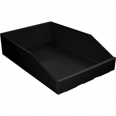 GRAINGER Opp00012472BLACK Hopper Bin
