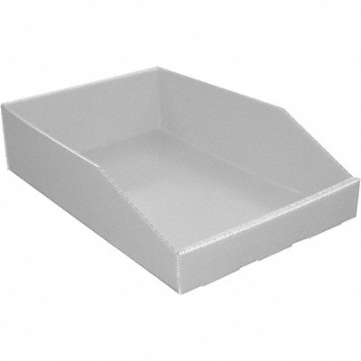 GRAINGER 5739WHITE Hopper Bin