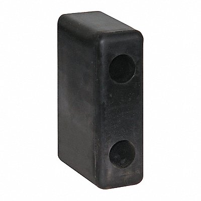 BUYERS PRODUCTS B5264 Rubber Bumper Molded 6.75 2 pcs.