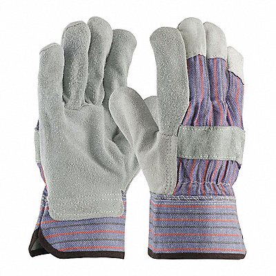 PIP 847532L Split Leather Palm Bk/Red Striped L PK12