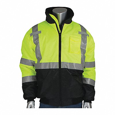 PIP 3331740LYXL High Visibility Jacket Lime Yellow XL