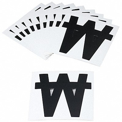 BRADY 175209 Numbers and Letters Labels PK 10
