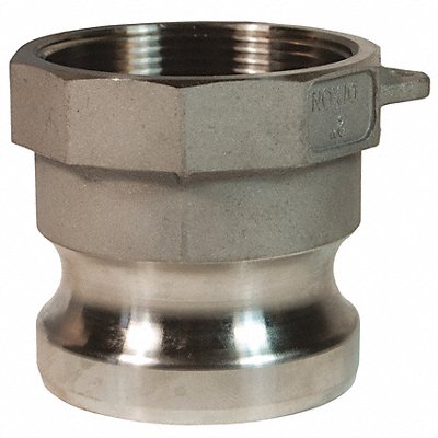 DIXON VALVE  COUPLING 400ASS Cam and Groove SS Adaptor x FNPT 4