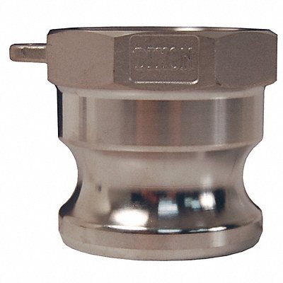 DIXON VALVE  COUPLING G100ASS Cam and Groove SS Adaptor x FeMNPT 1