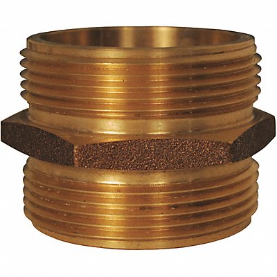 DIXON VALVE  COUPLING DMH2525F Double Male Hex NippleBR 2.5 NPTx2.5 NST