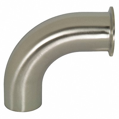 DIXON VALVE  COUPLING B2CMG150 Polished 90 Clamp x Weld Elbow 304SS 1.5
