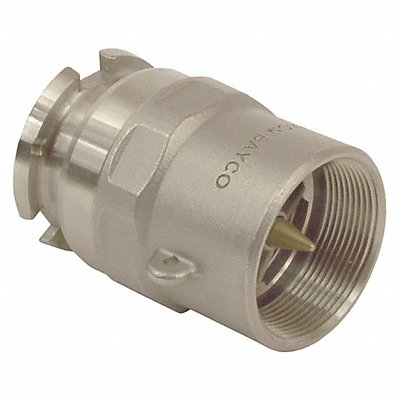 DIXON VALVE  COUPLING BA31200 Bayonet Adaptor x Female NPT 2 SS Buna