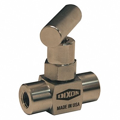 DIXON VALVE  COUPLING FFS102 Mini Needle Valve Female to Female 1/4