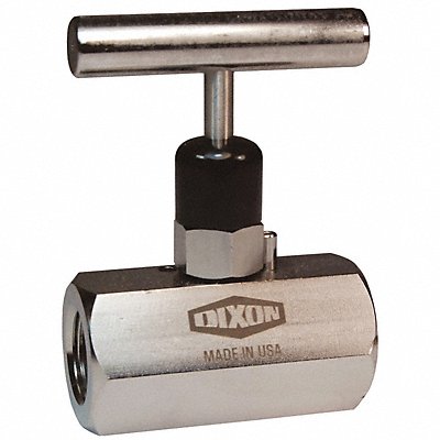 DIXON VALVE  COUPLING FFS404 Mini Needle Valve Female to Female 1/2