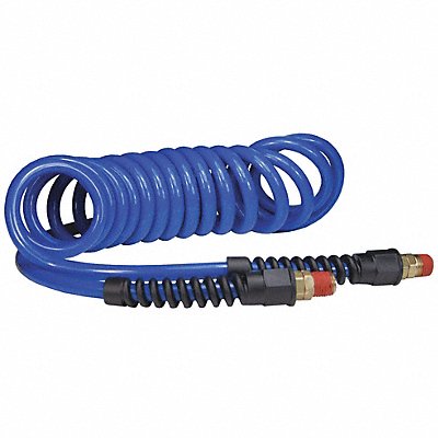 DIXON VALVE  COUPLING PU1425 Self Storing Air Hose 1/4 25ft.