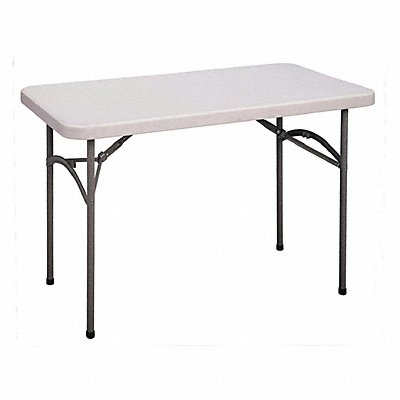CORRELL INC. CP244823 Eco Blow-Molded FoldingTable 24x48 Grey