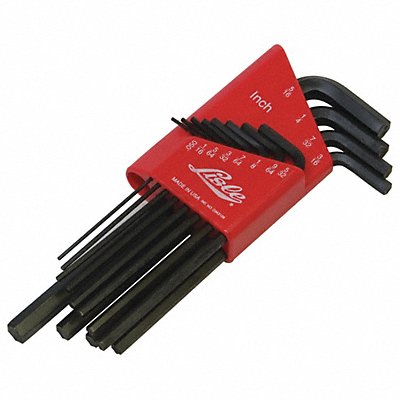 LISLE 42500 SAE Long Arm Hex Key Set 12Pc