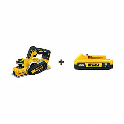 DEWALT DCP580BDCB203 Cordless Planer Kit 20V MAX Battery Plat