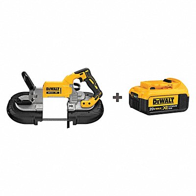DEWALT DCS374BDCB204 Portable Band Saw 44-7/8 Blade L 20VDC