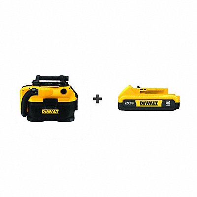 DEWALT DCV581HDCB203 Cordless Handheld Vac 5 lb 2 gal.